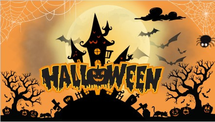 Trò chơi Powerpoint Chủ đề halloween (5 mẫu) SIÊU HAY (ảnh 1)