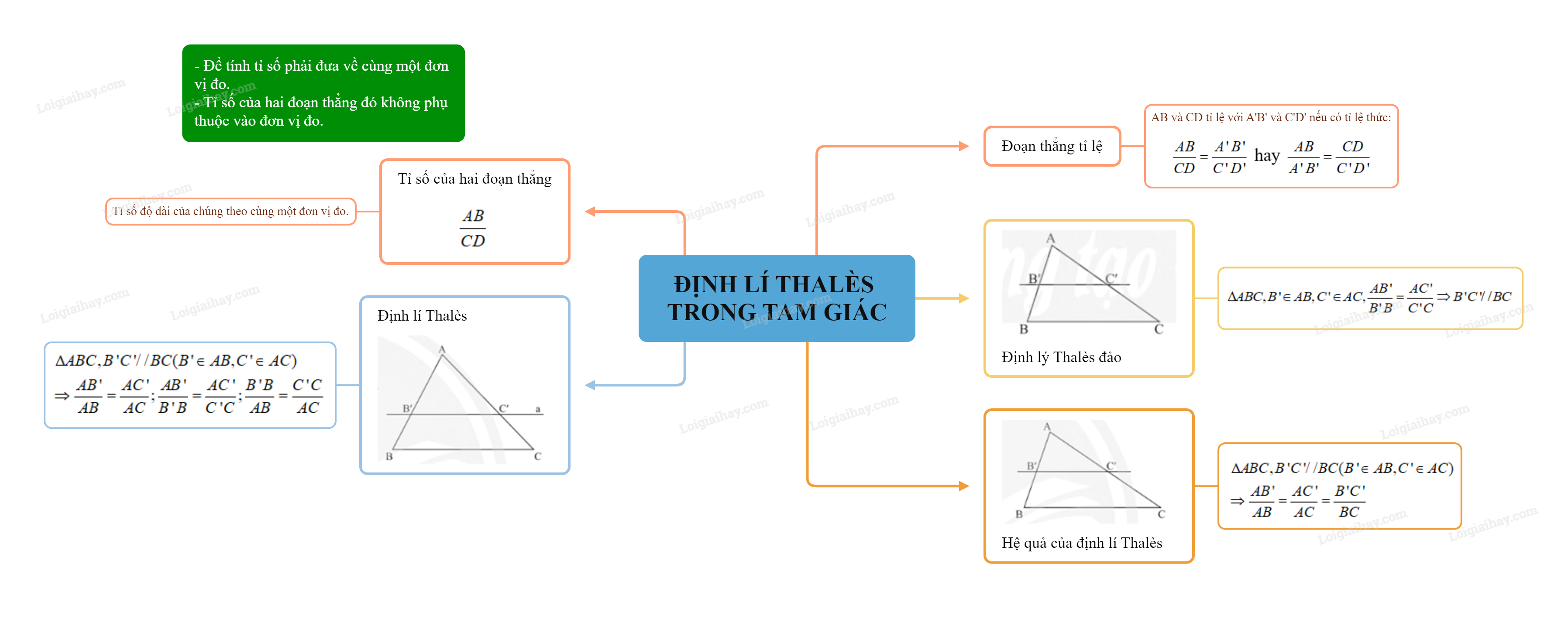 Lý thuyết Định lí Thalès trong tam giác – Toán lớp 8 Chân trời sáng tạo (ảnh 1)