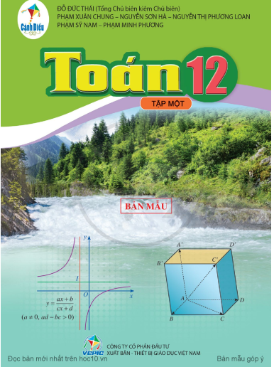 Toán 12 Cánh diều pdf | Xem online, tải PDF miễn phí (ảnh 1)