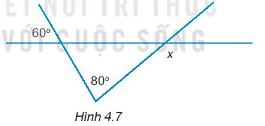 Sách bài tập Toán 7 Bài 12: Tổng các góc trong một tam giác - Kết nối tri thức (ảnh 1)