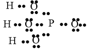 Viết công thức electron của: SO2, H2SO4, H2CO3, HNO3, H3PO4 (ảnh 1)