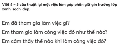 Giải Tiếng Việt lớp 2 Tập 2 Đánh giá cuối học kì 2 – Chân trời sáng tạo (ảnh 1)