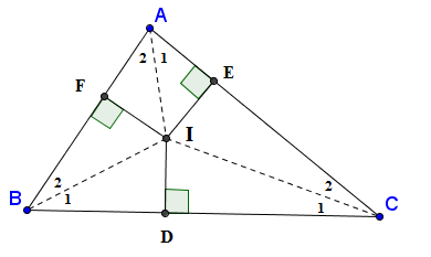 Giáo án Toán 7 Bài 11 (Cánh diều 2023): Tính chất ba đường phân giác của tam giác (ảnh 1)