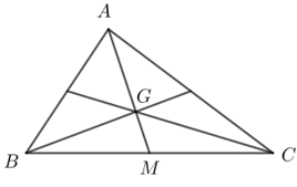 Cho tam giác ABC có G là trọng tâm. Mệnh đề nào sau đây sai (ảnh 1)