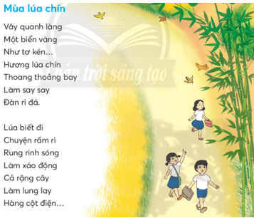 Giải Tiếng Việt lớp 2 Tập 2 Bài 3: Mùa lúa chín – Chân trời sáng tạo (ảnh 1)