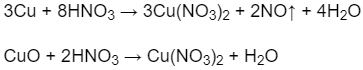 Khi hoà tan 30,0 g hỗn hợp đồng và đồng(II) oxit. Trong dung dịch HNO3 1,00 M (ảnh 1)