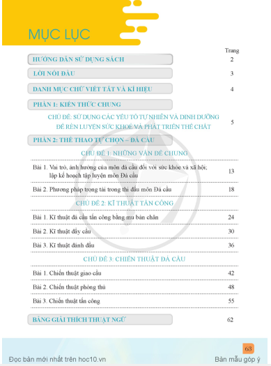 Giáo dục thể chất - Đá cầu 12 Cánh diều pdf | Xem online, tải PDF miễn phí (ảnh 1)