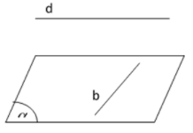 Cho mặt phẳng alpha và đường thẳng d không nằm tròn (alpha) (ảnh 1)