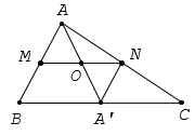 Cho tam giác ABC không cân. Hai điểm M, N lần lượt là trung điểm (ảnh 1)