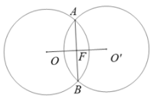 Cho hình (H) gồm hai đường tròn (O) và (O') có bán kính bằng nhau (ảnh 1)
