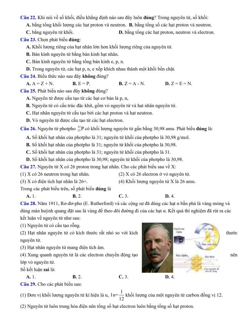 Đề cương ôn tập Hóa học 10 Giữa học kì 1 (Cánh diều 2024) (ảnh 1)