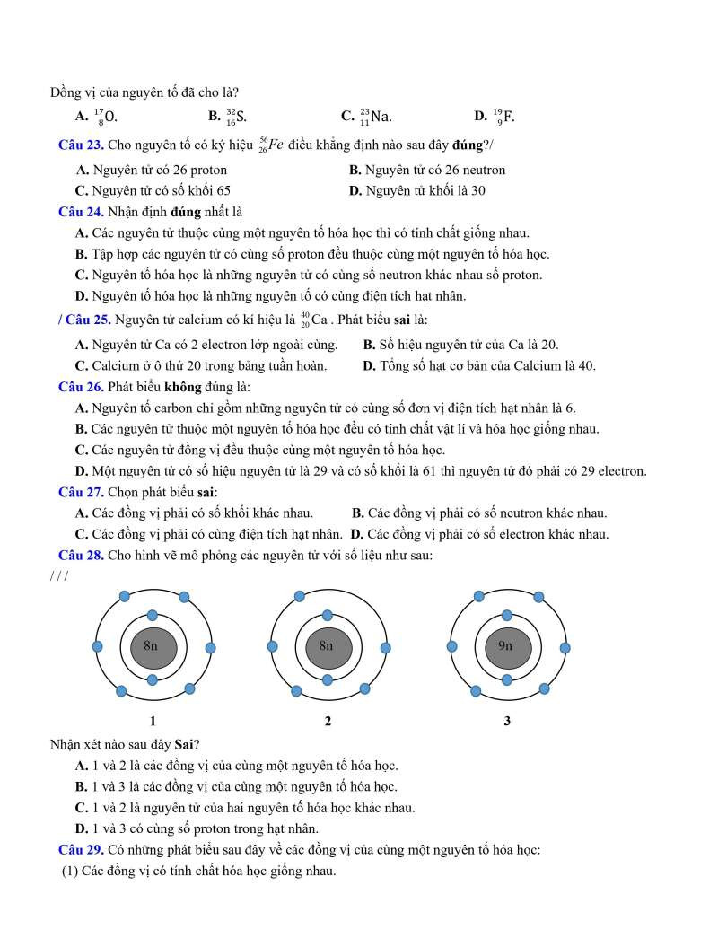 Đề cương ôn tập Hóa học 10 Giữa học kì 1 (Cánh diều 2024) (ảnh 1)