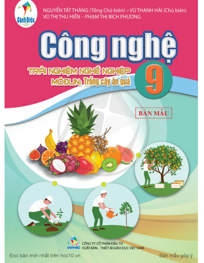 Công nghệ 9 Trồng cây ăn quả Cánh diều pdf | Xem online, tải PDF miễn phí (ảnh 1)