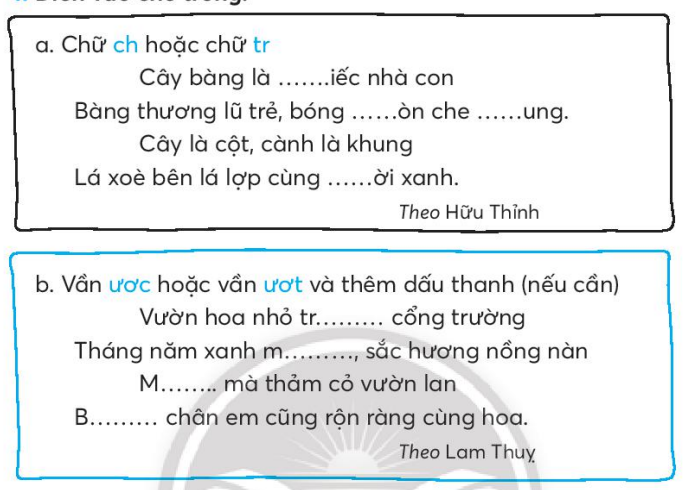 Vở bài tập Tiếng Việt lớp 3 Bài 3: Mùa thu của em trang 32 Tập 1 - Chân trời sáng tạo (ảnh 1)