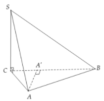 Cho hình chóp S.ABC có hai mặt bên (SBC) và (SAC) vuông góc với đáy (ảnh 1)