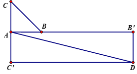 Tam giác ABC vuông tại A, AB=AC=2. Độ dài vectơ bằng (ảnh 1)