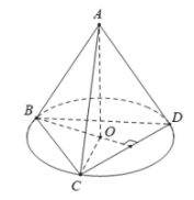 Cho tứ diện ABCD đều cạnh bằng a. Gọi O là tâm đường tròn ngoại tiếp tam giác BCD (ảnh 1)