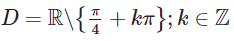 Tập xác định của hàm số y = 1/(sin x − cos x) là (ảnh 1)