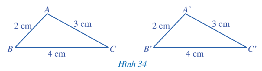 Giáo án Toán 7 Bài 4 (Cánh diều 2023): Trường hợp bằng nhau thứ nhất của tam giác: Cạnh – cạnh – cạnh (ảnh 1)