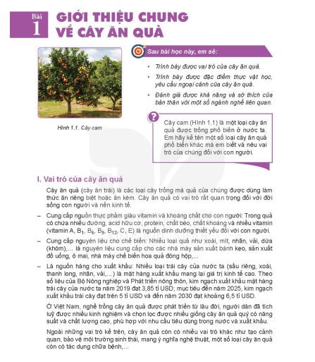  Công nghệ 9 Trồng cây ăn quả Kết nối tri thức pdf | Xem online, tải PDF miễn phí (ảnh 1)