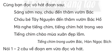 Giải Tiếng Việt lớp 2 Tập 2 Bài 3: Cháu thăm nhà Bác– Chân trời sáng tạo (ảnh 1)