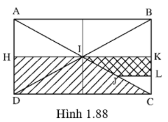 Cho hình vẽ sau: Xét phép đồng dạng biến hình thang HICD (ảnh 1)