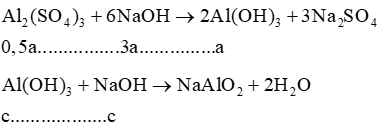 Cho 0,765 gam hỗn hợp Al và Mg tan hoàn toàn trog 160 ml dung dịch H2SO4 0,25M (ảnh 1)