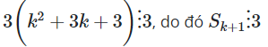 Với mọi số tự nhiên n , tổng Sn=n^3+3n^2+5n+3 chia hết cho (ảnh 1)