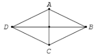 Cho hình thoi ABCD có góc ABC =60 độ (các đỉnh của hình thoi ghi theo chiều kim (ảnh 1)