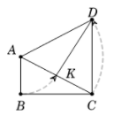 Cho tam giác ABC vuông tại B và góc tại A bằng 60 độ (các đỉnh của tam giác (ảnh 1)