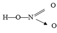Viết công thức electron và công thức cấu tạo của axit nitric. Cho biết nguyên tố nitơ (ảnh 1)