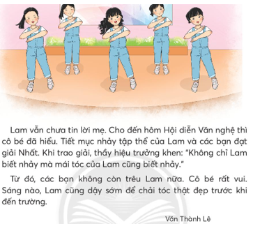 Giải Tiếng Việt lớp 2 Tập 1 Bài 1: Tóc xoăn và tóc thẳng – Chân trời sáng tạo (ảnh 1)