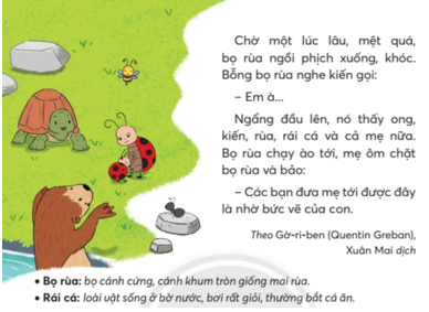 Giải Tiếng Việt lớp 2 Tập 1 Bài 1: Bọ rùa tìm mẹ – Chân trời sáng tạo (ảnh 1)