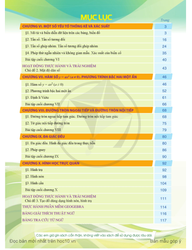 Toán 9 Cánh diều pdf | Xem online, tải PDF miễn phí (ảnh 1)