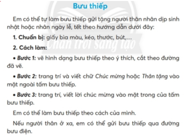 Giải Tiếng Việt lớp 2 Tập 1 Bài 2: Bưu thiếp – Chân trời sáng tạo (ảnh 1)