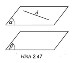 Hỏi d và (β) có điểm chung không (ảnh 1)