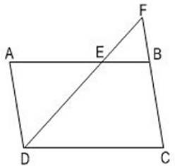 Tính độ dài các đoạn thẳng EF và BF, biết rằng DE = 10cm (ảnh 1)