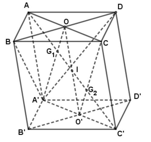 Chứng minh rằng hai mặt phẳng (BDA’) và (B’D’C) song song với nhau (ảnh 1)