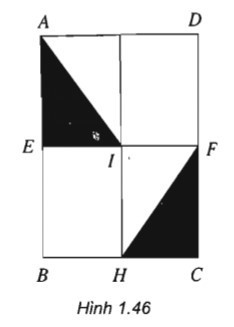 Hãy tìm một phép dời hình biến tam giác AEI thành tam giác FCH (ảnh 1)