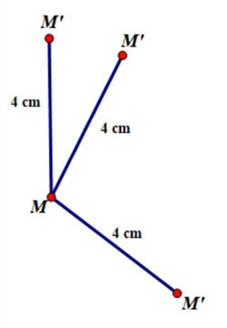 Cho trước số a dương, với mỗi điểm M trong mặt phẳng, gọi M’ là điểm sao cho MM’ = a (ảnh 1)