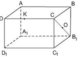 K là điểm thuộc cạnh CD, liệu K có thể là điểm thuộc cạnh BB1 hay không (ảnh 1)