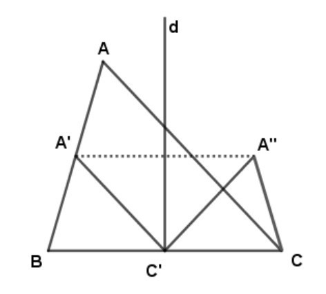 Cho tam giác ABC, xác định ảnh của nó qua phép đồng dạng (ảnh 1)
