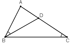 Cho tam giác ABC có AB < AC (ảnh 1)