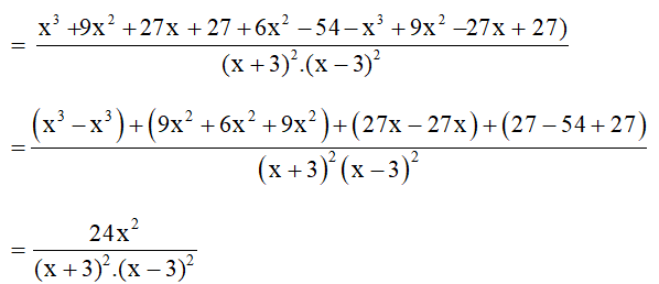 Rút gọn rồi tính giá trị của biểu thức sau tại  x= -1/3 (ảnh 1)