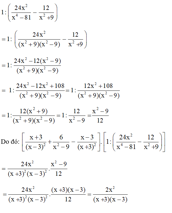 Rút gọn rồi tính giá trị của biểu thức sau tại  x= -1/3 (ảnh 1)