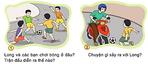 Kể chuyện: Trận bóng trên đường phố trang 40, 41 Tiếng Việt lớp 3 Tập 2 – Cánh diều (ảnh 1)