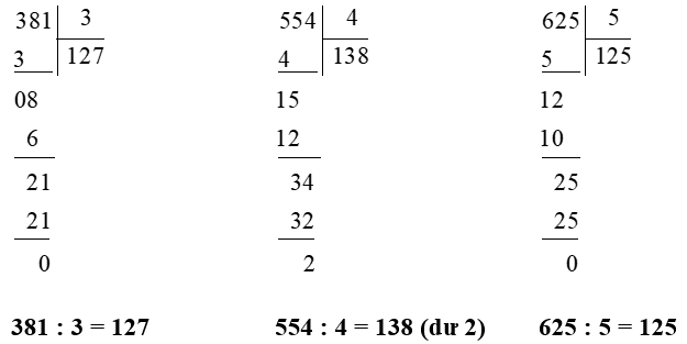 Toán lớp 3 trang 99, 100, 101, 102, 103 Bài 37: Chia số có ba chữ số cho số có một chữ số - Kết nối tri thức (ảnh 1)