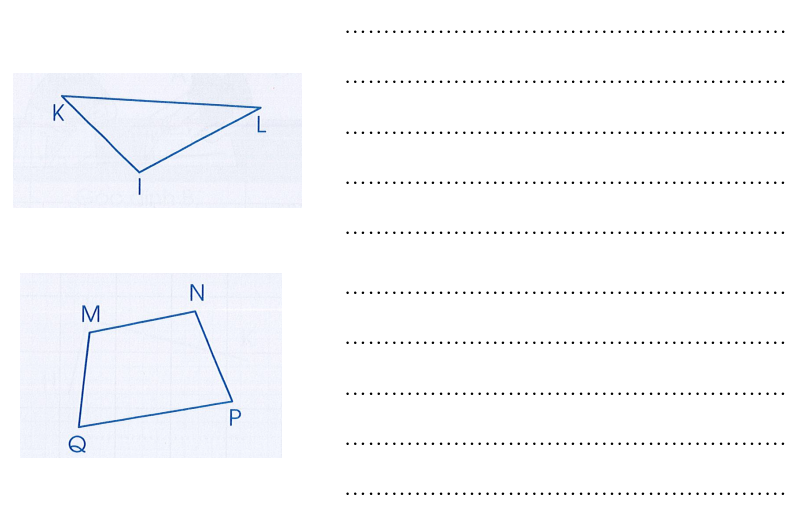 Vở bài tập Toán lớp 3 Tập 2 trang 96, 97, 98 Hình tam giác. Hình tứ giác - Cánh diều (ảnh 1)