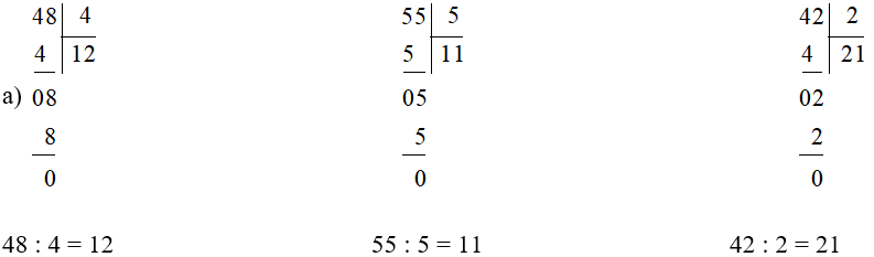 Vở bài tập Toán lớp 3 Tập 1 trang 56, 57 Chia số có hai chữ số cho số có một chữ số - Chân trời sáng tạo (ảnh 1)