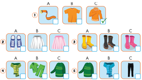 Tiếng Anh lớp 3 Unit 6: Clothes | i - Learn Smart Star (ảnh 33)